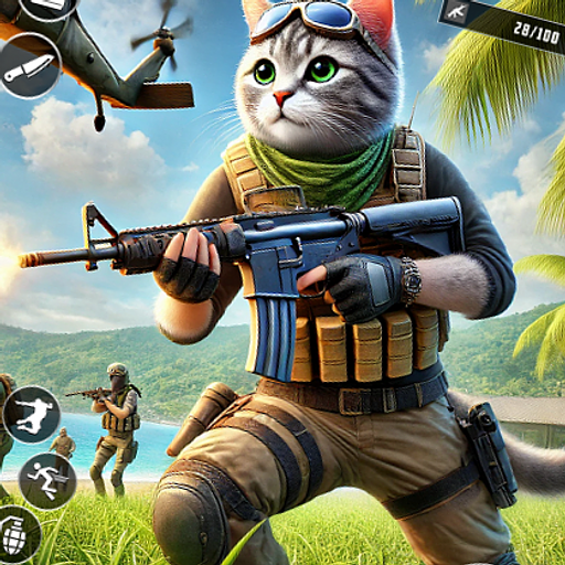 Katzenheld: Katzen-Shooter-Spiel