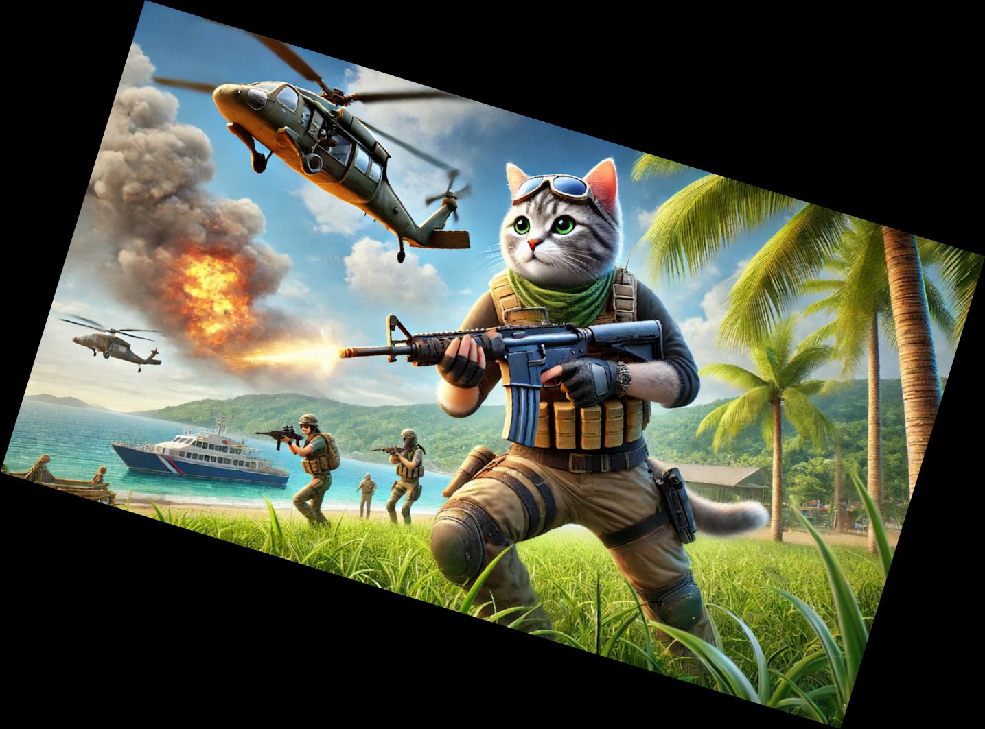 Katzenheld: Katzen-Shooter-Spiel