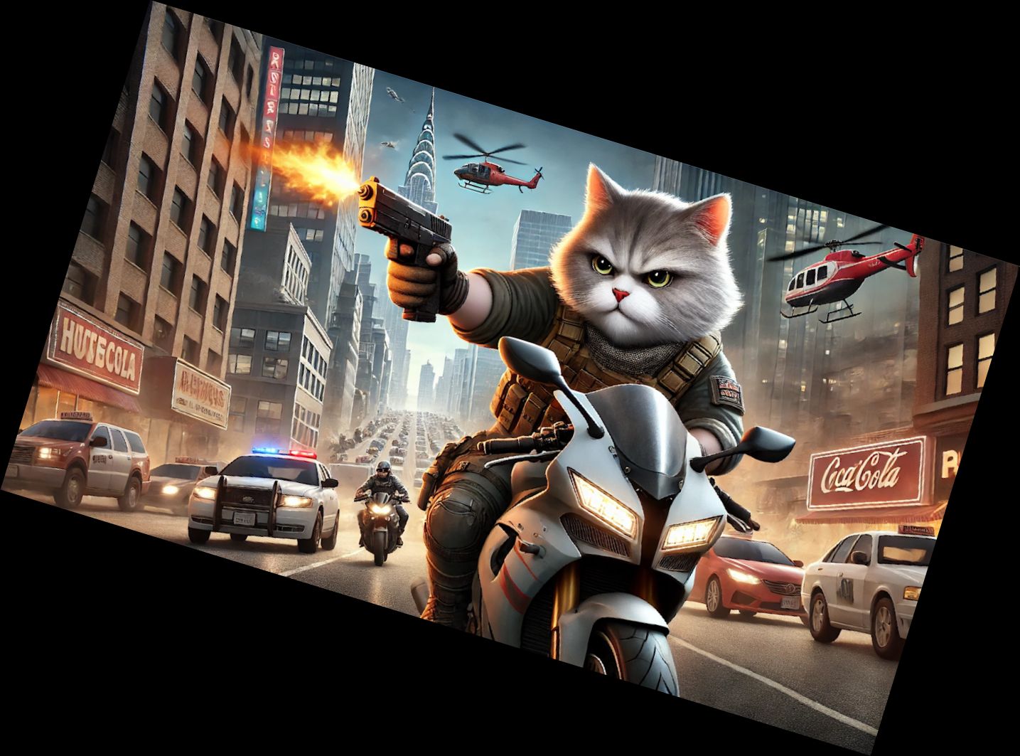 Katzenheld: Katzen-Shooter-Spiel