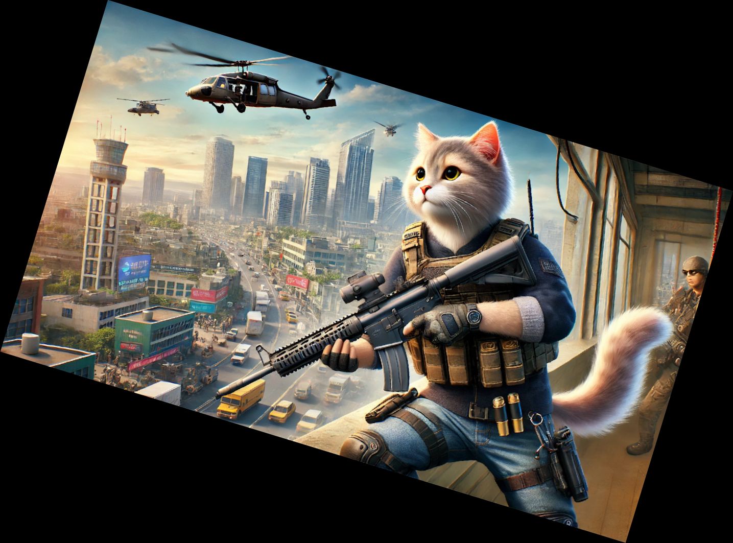 Katzenheld: Katzen-Shooter-Spiel