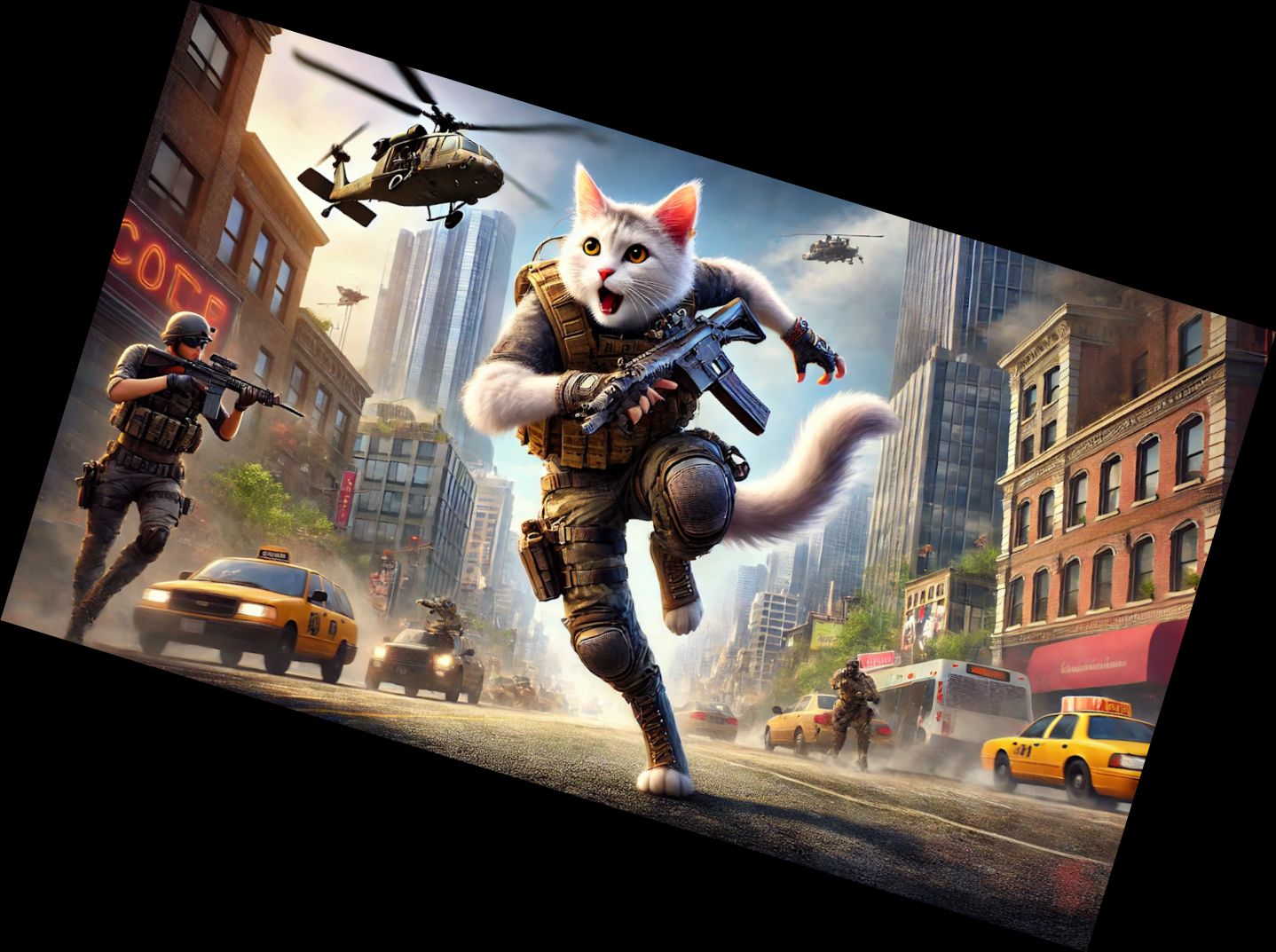 Katzenheld: Katzen-Shooter-Spiel