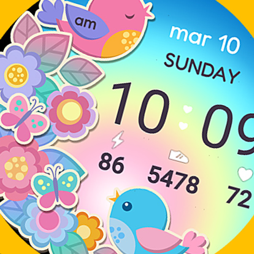 Spring Birds Watch Face