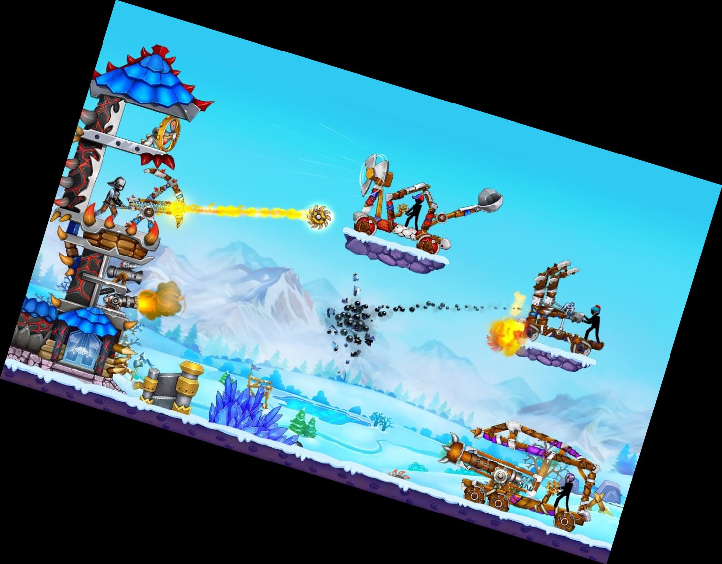 Катапульта 2: Игра с тряпичными куклами