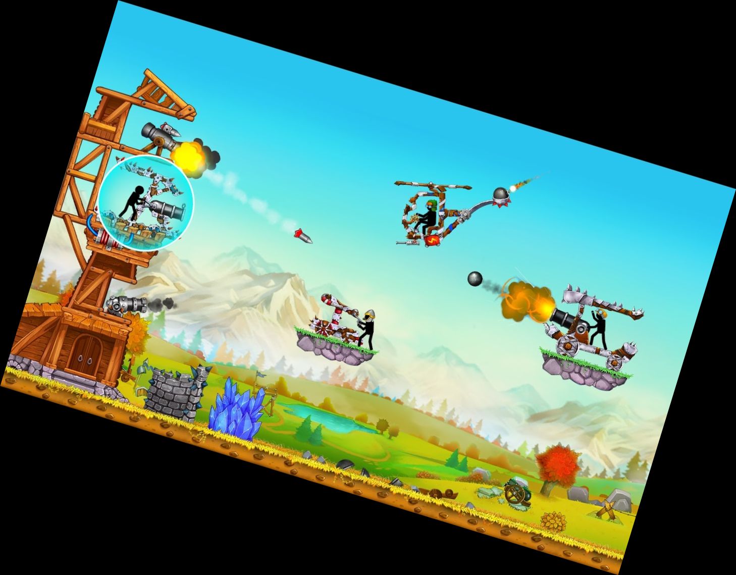 Катапульта 2: Игра с тряпичными куклами