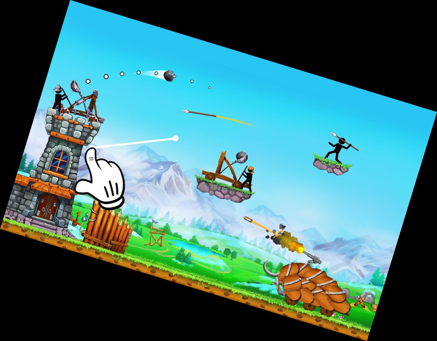 Катапульта 2: Игра с тряпичными куклами