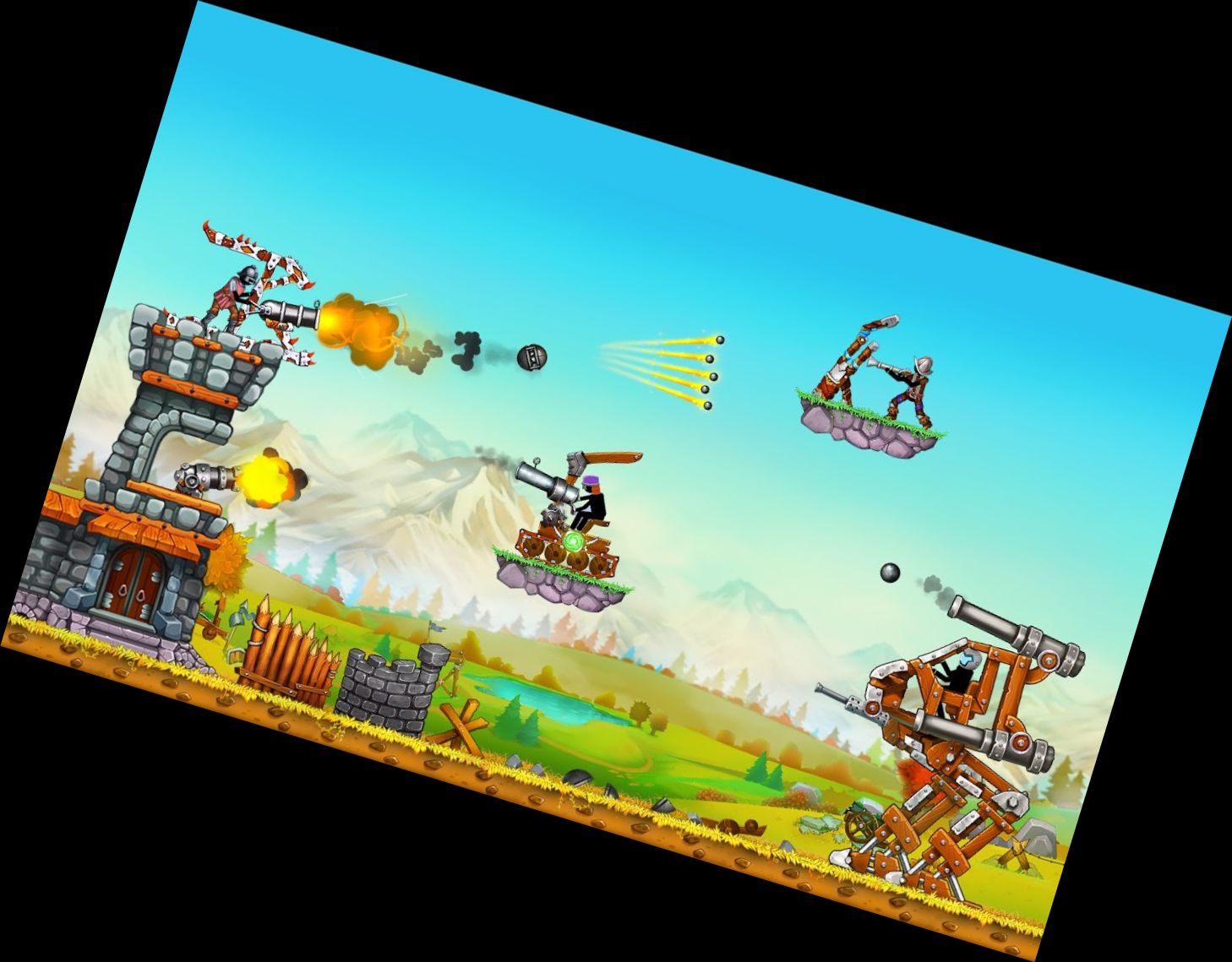 Катапульта 2: Рагдол-гра на двох або