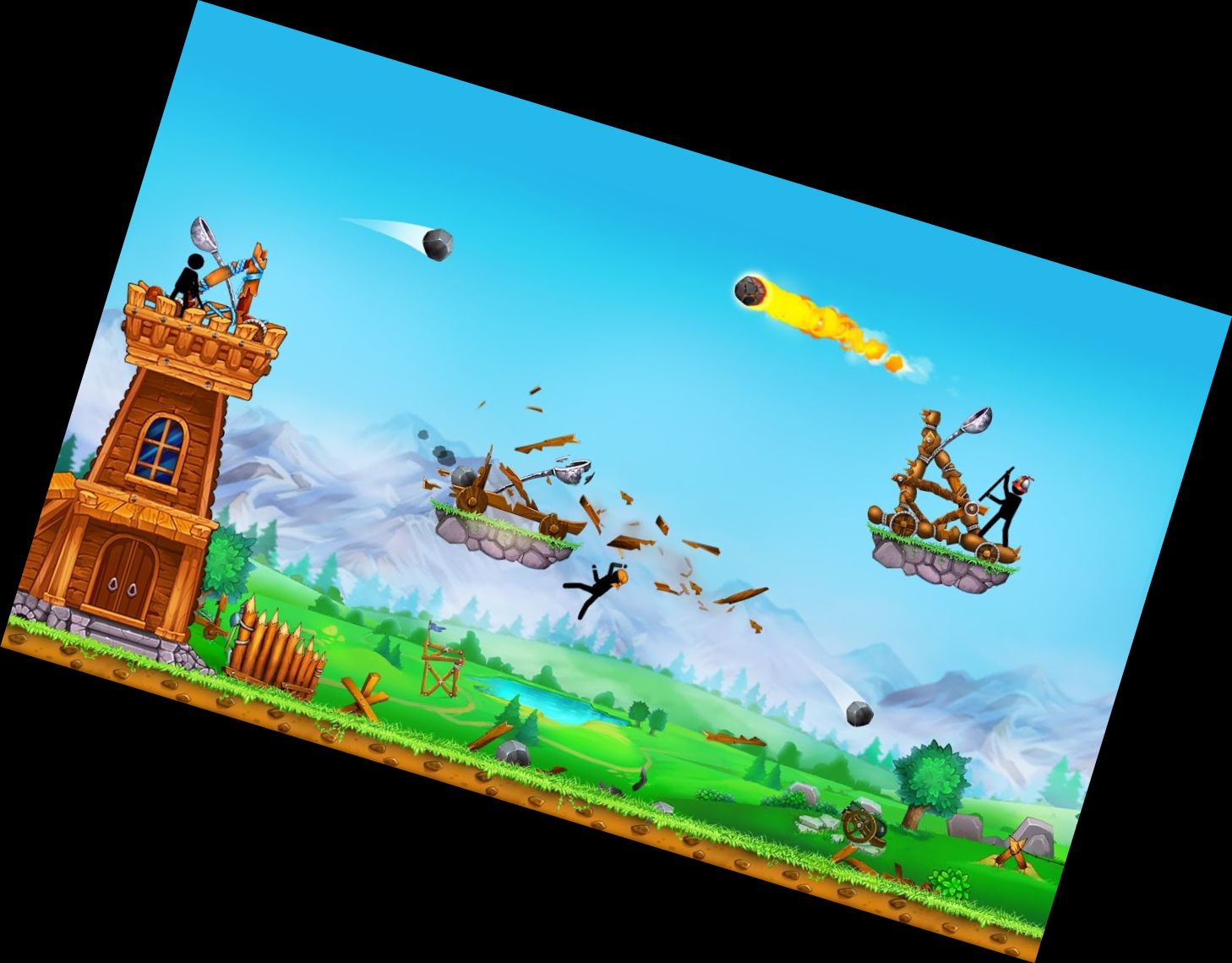 Катапульта 2: Рагдол-гра на двох або