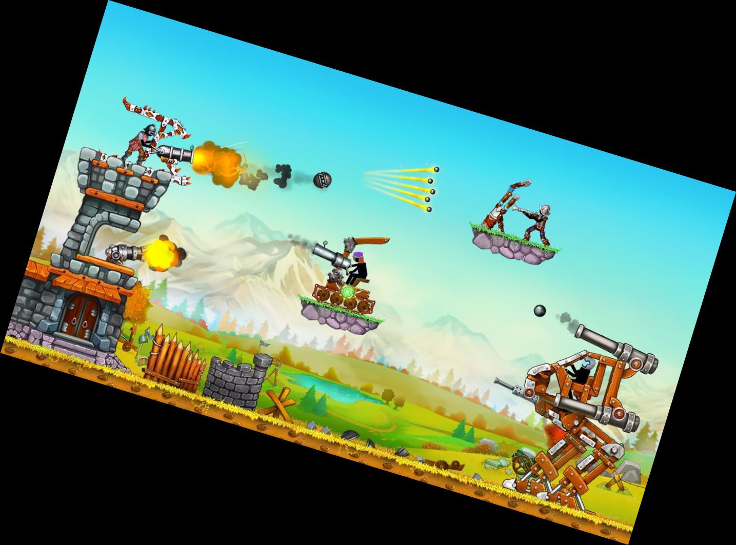 Катапульта 2: Игра с тряпичными куклами