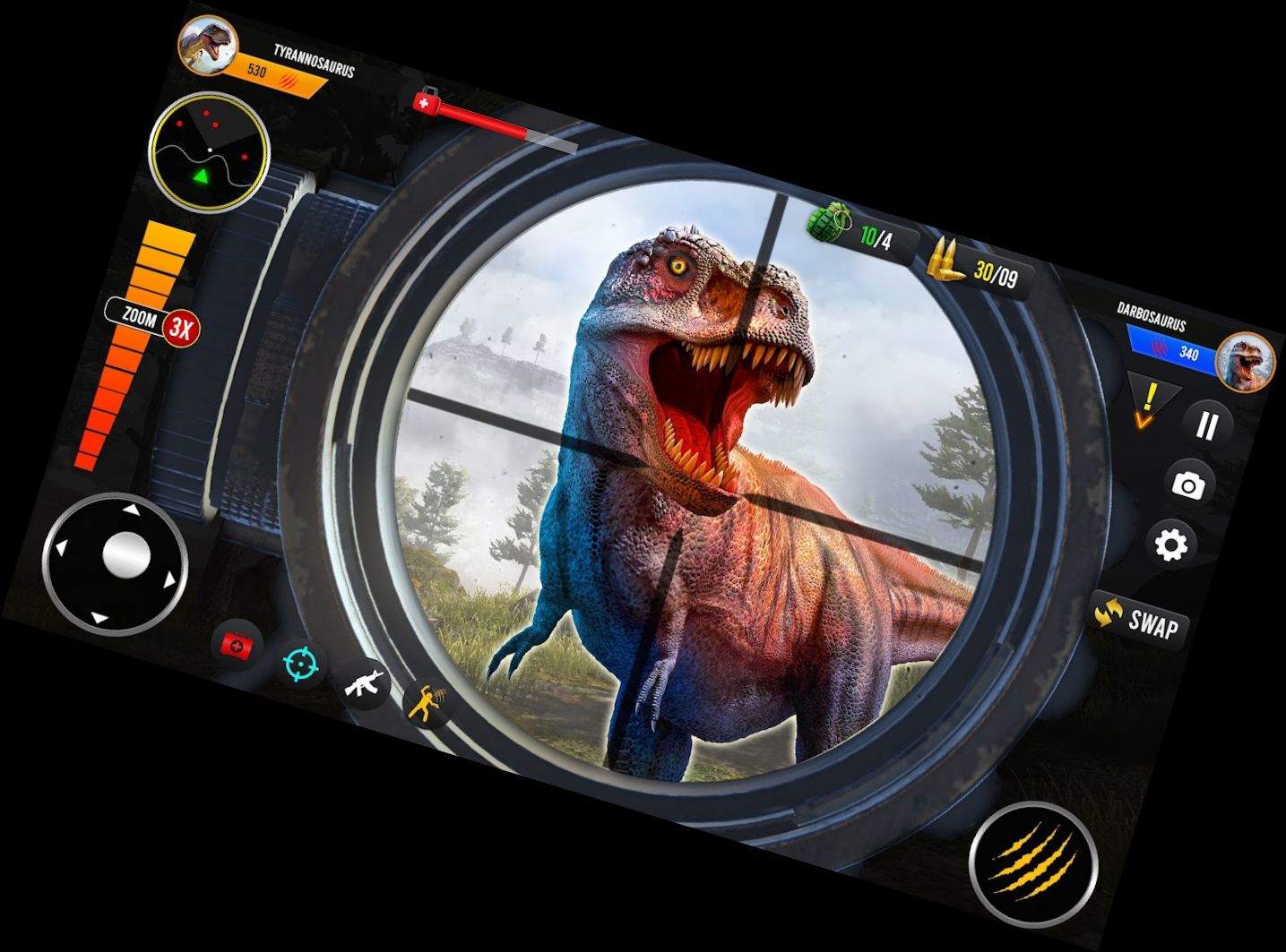 Дикий Динозавр Мисливство