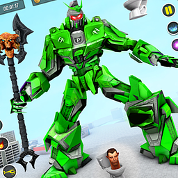 Носорог Робот Трансформер: