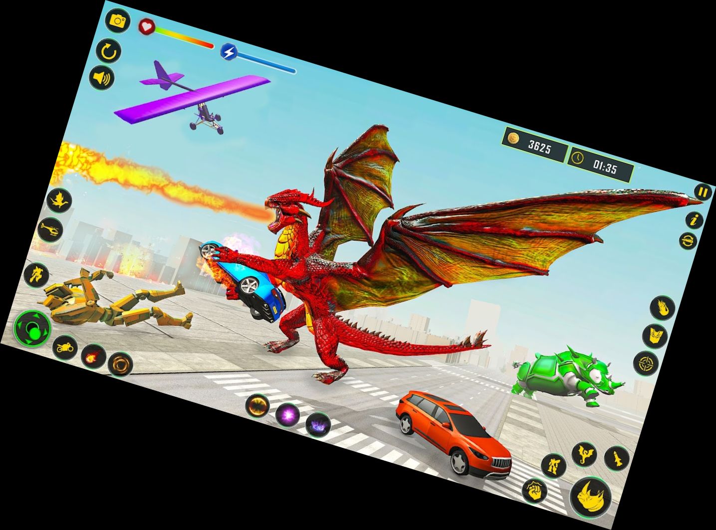 Носорог Робот Трансформер: