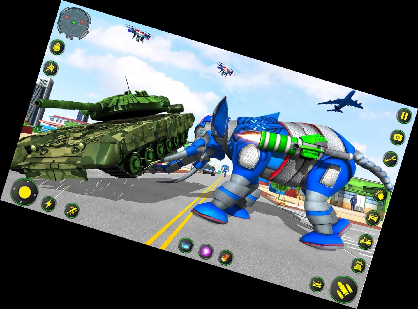 Игра Робот Слон Бой