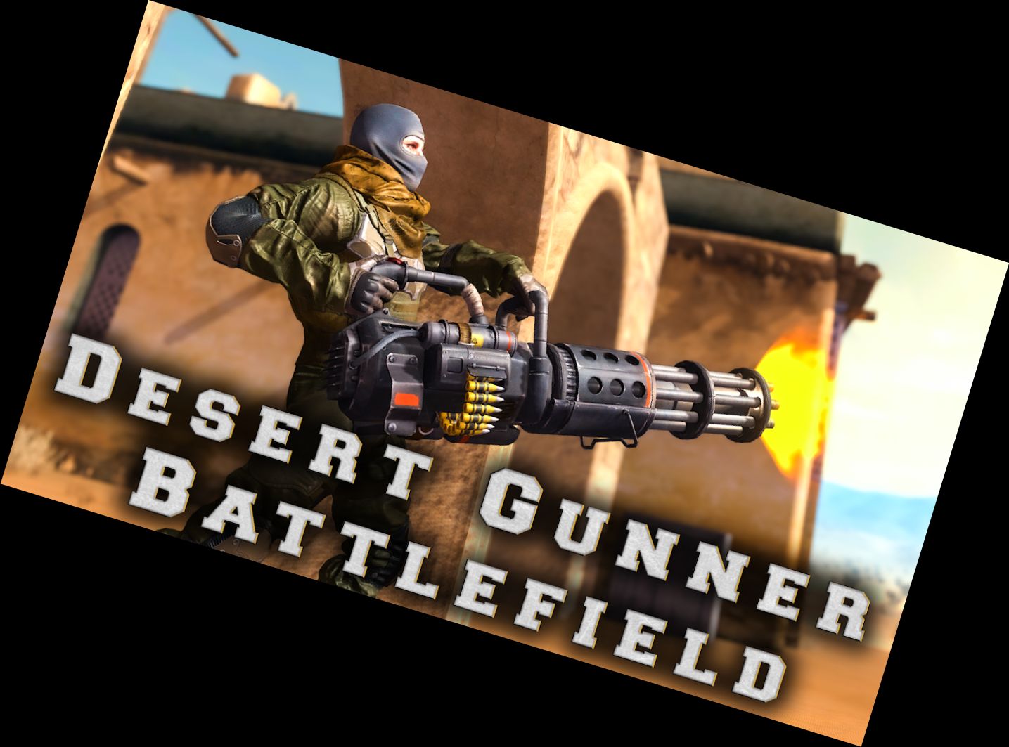 Desert Shooter Heavy Weapon Simulator