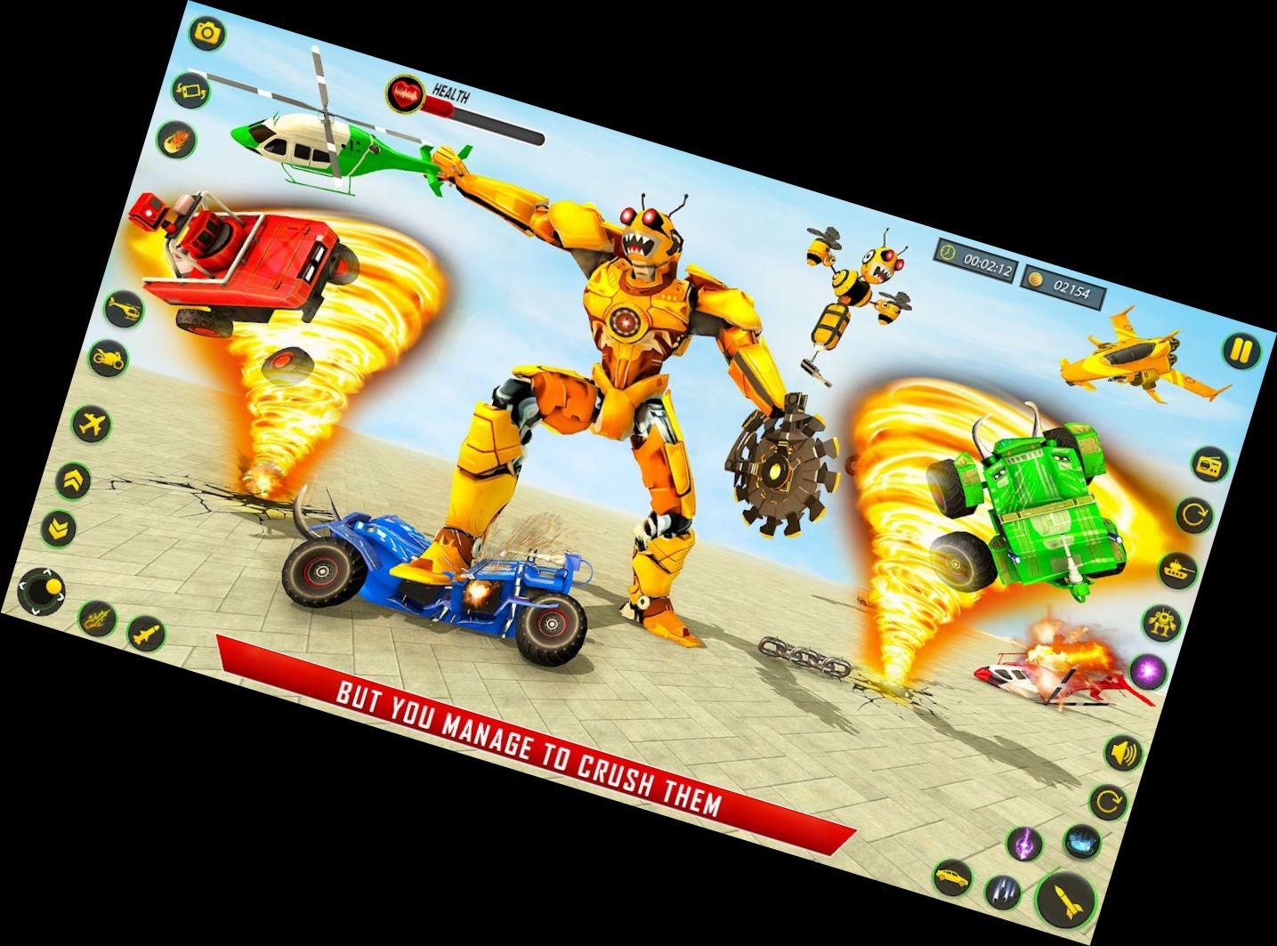 Robot Car Bee Transformation