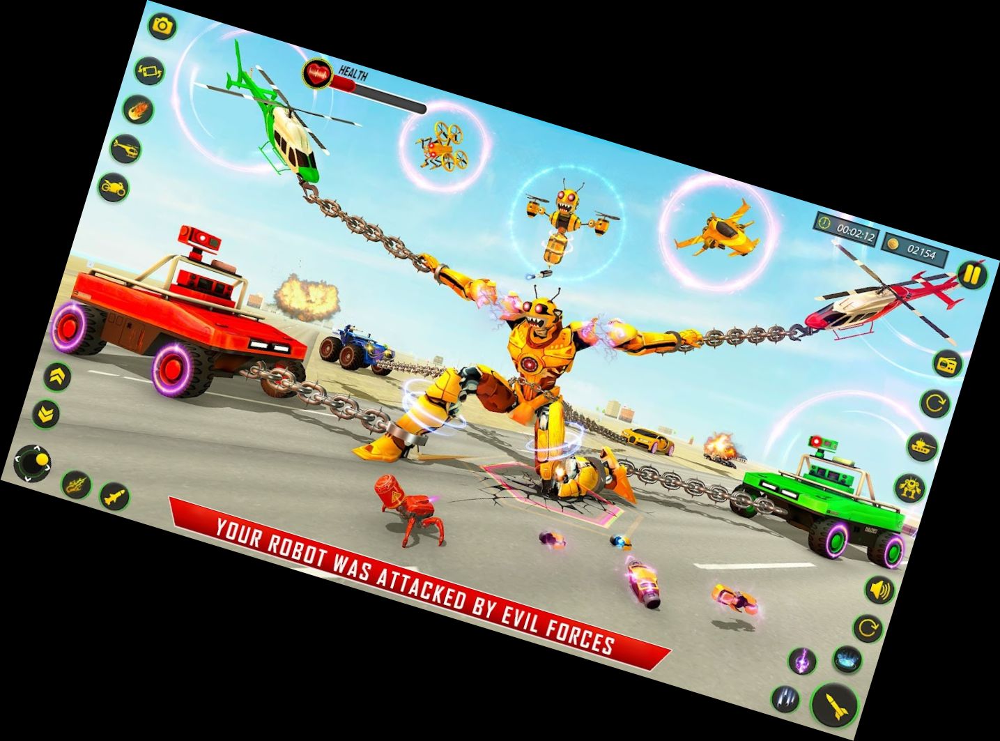 Robot Car Bee Transformation