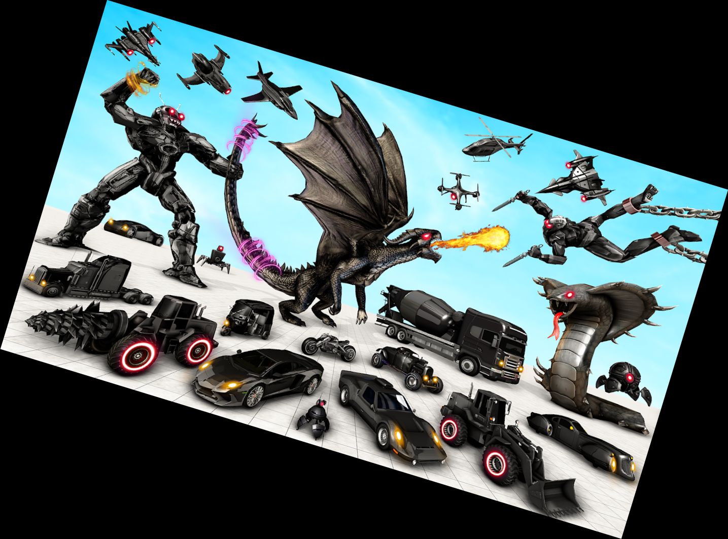 Robot Car Bee Transformation