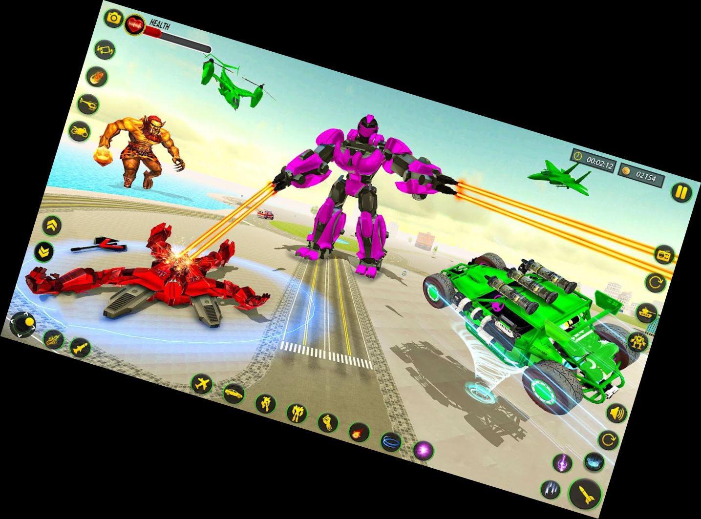 Robot Car Bee Transformation