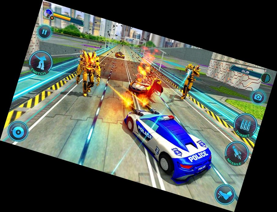 Полицейский Робот-Машина М