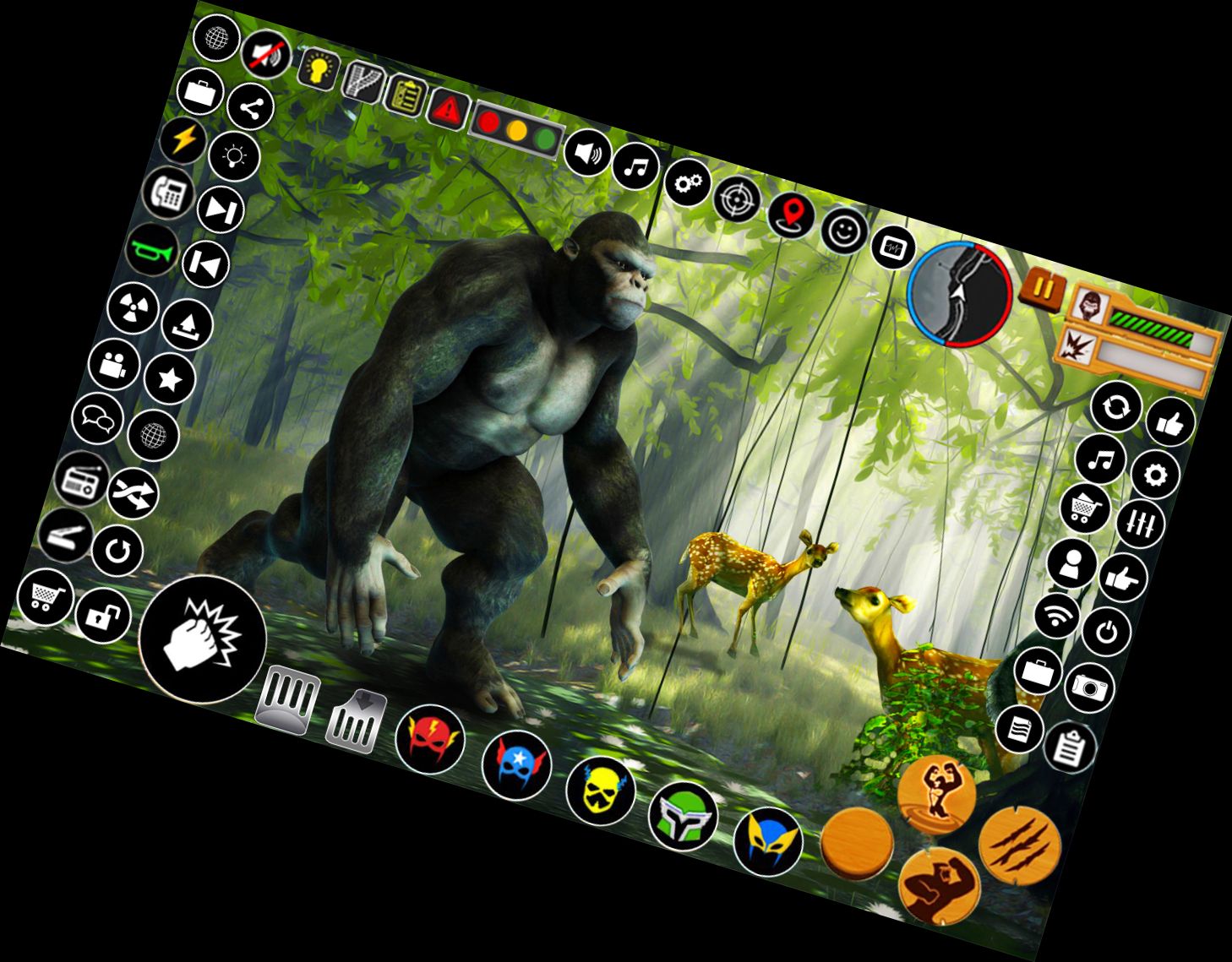 Злой Горилла Нападает на