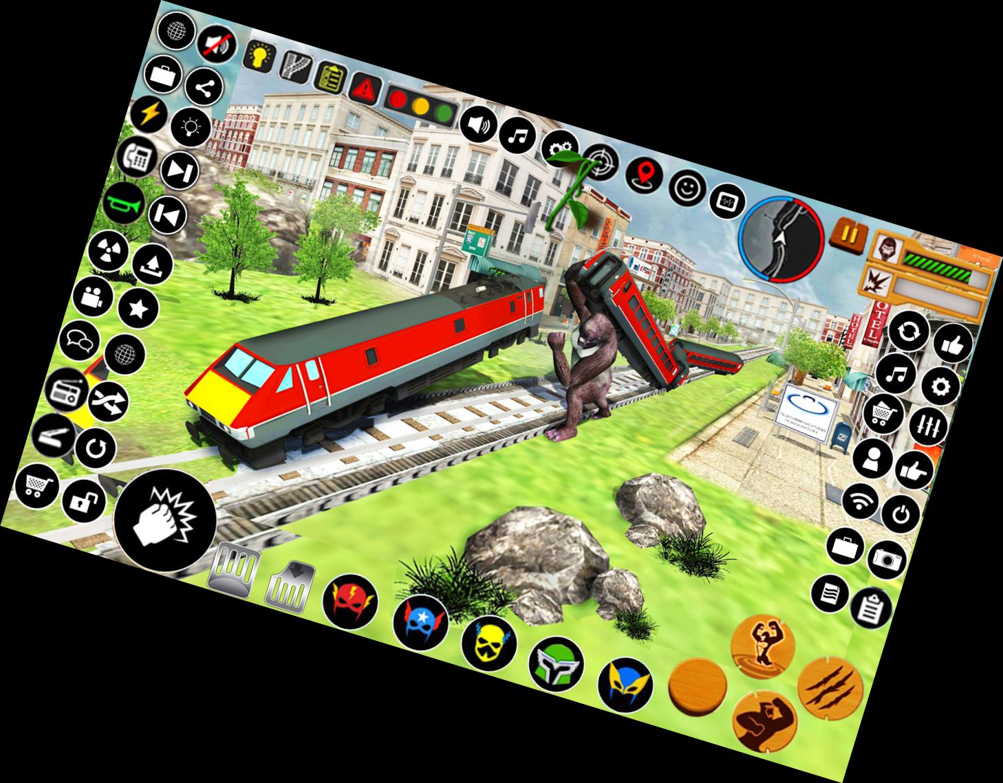 Злой Горилла Нападает на