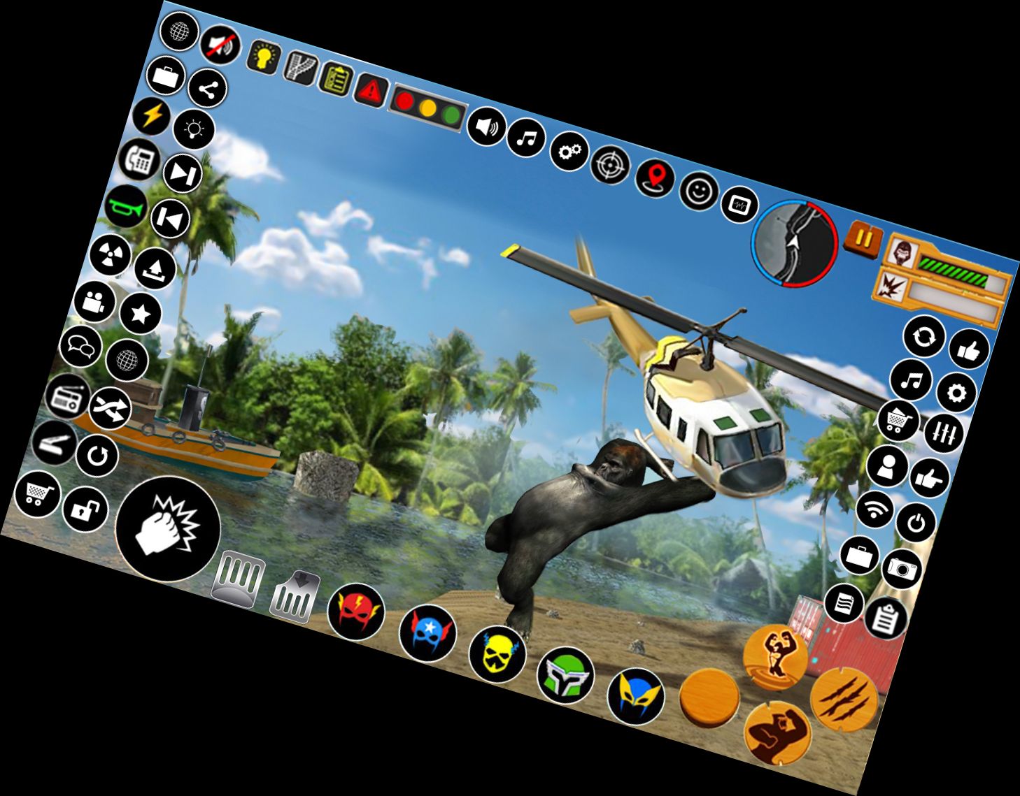 Злой Горилла Нападает на