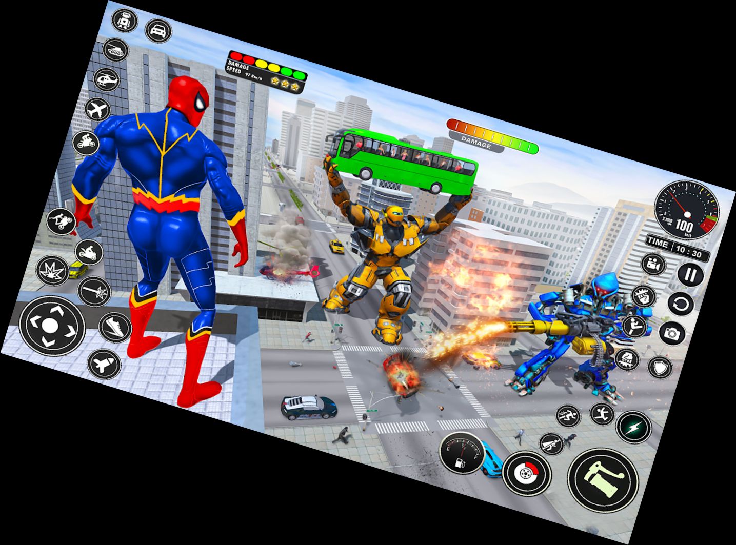 Spider Warrior Hero Battle Game