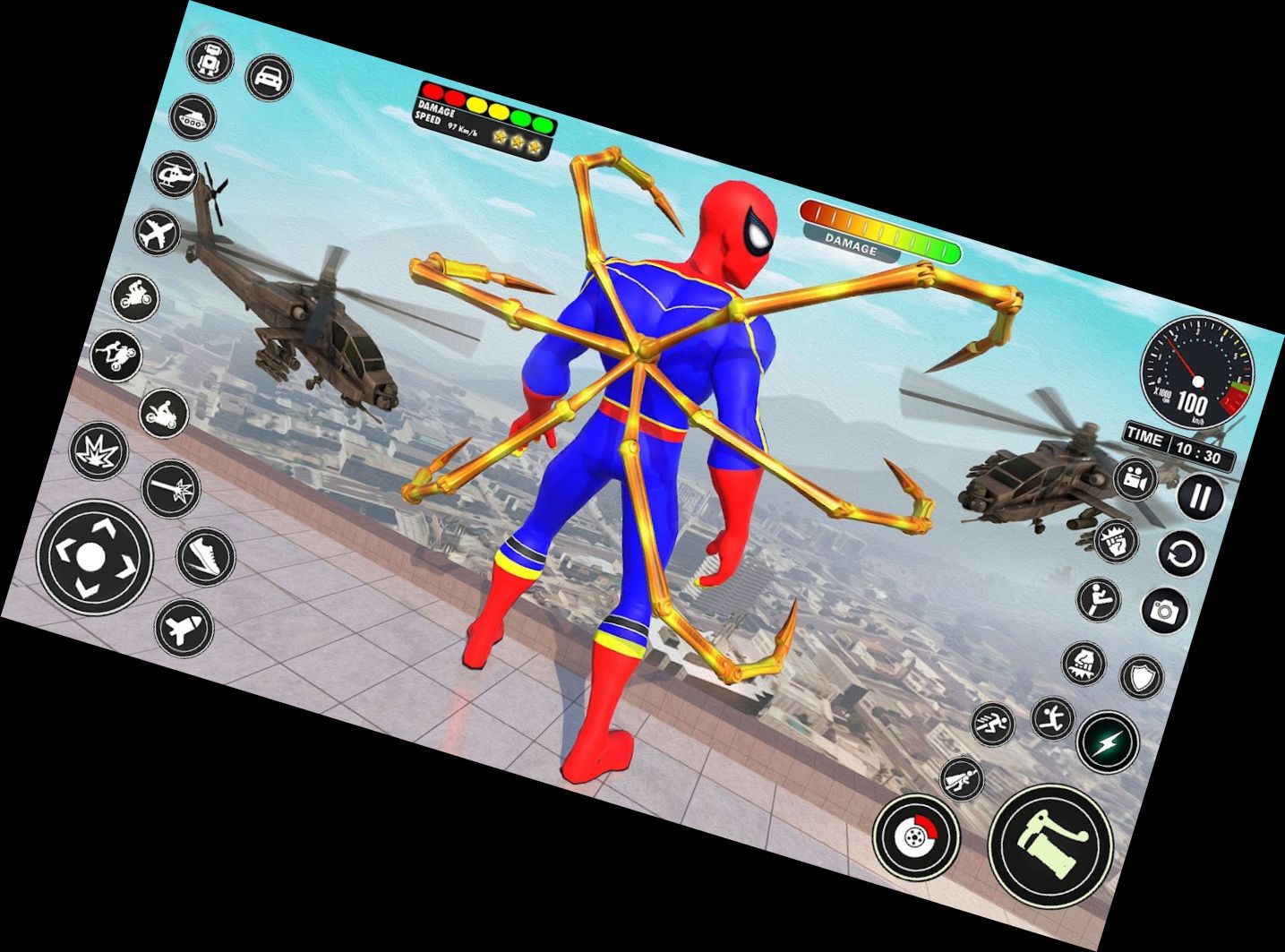 Spider Warrior Hero Battle Game