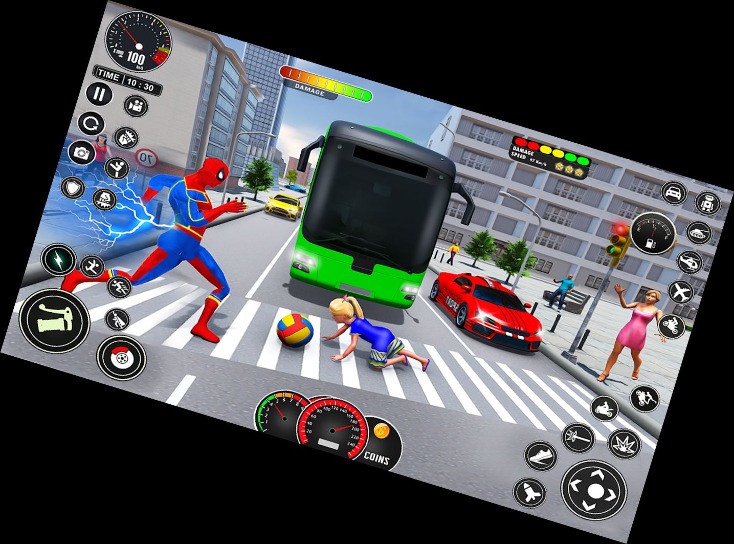 Spider Warrior Hero Battle Game