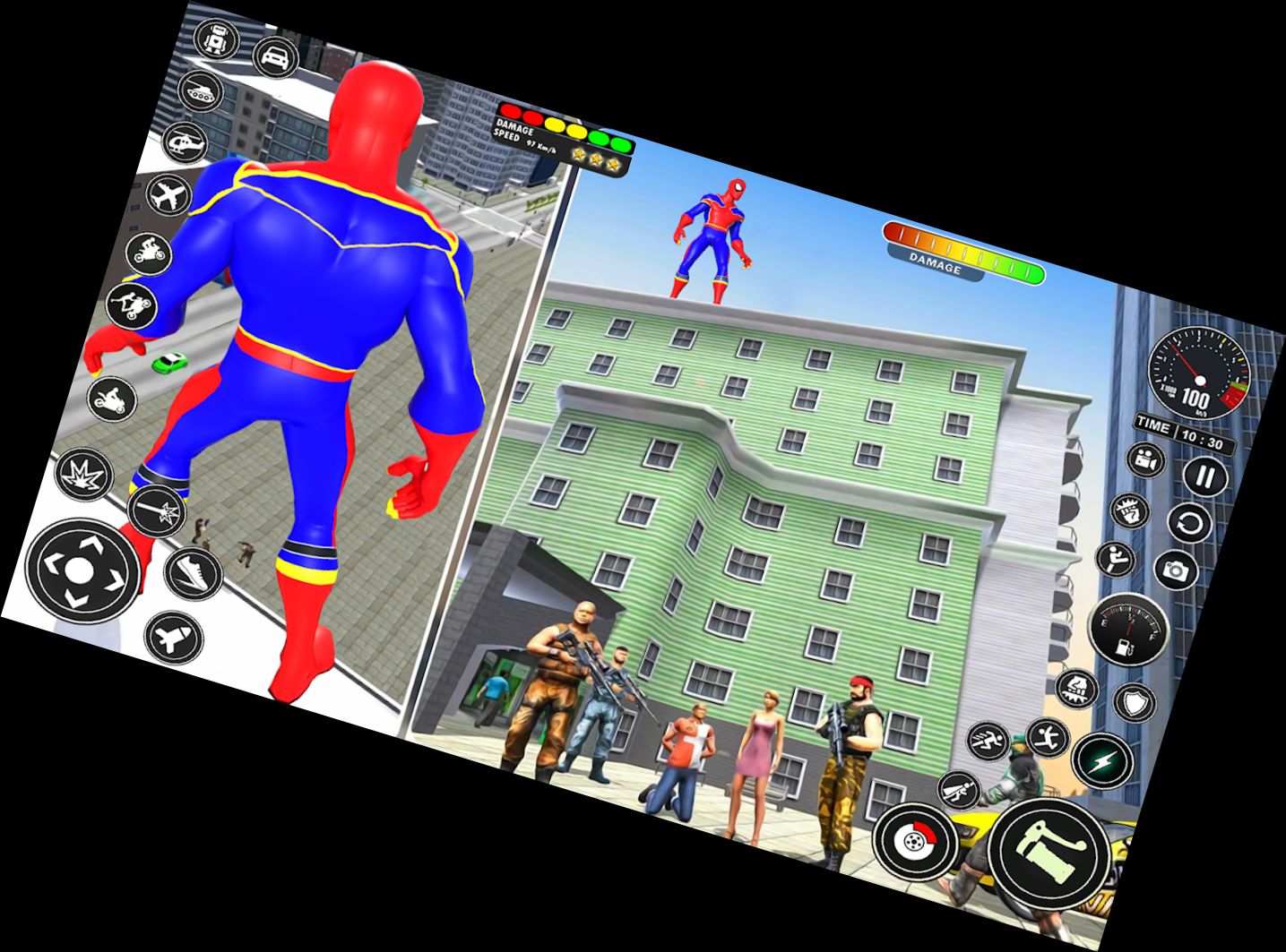 Spider Warrior Hero Battle Game