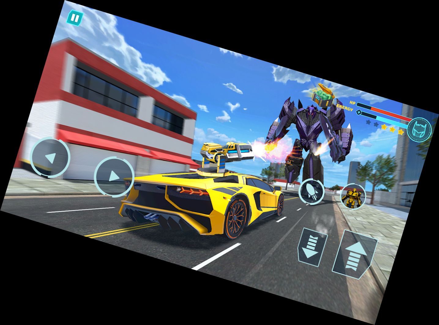 Робот Игра: Преобразуй и