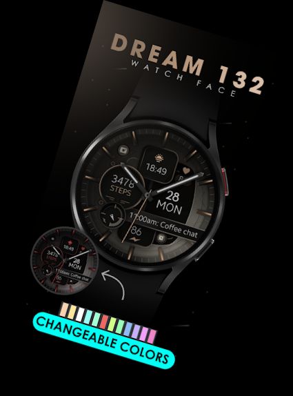 Dream 132 bronze watch face