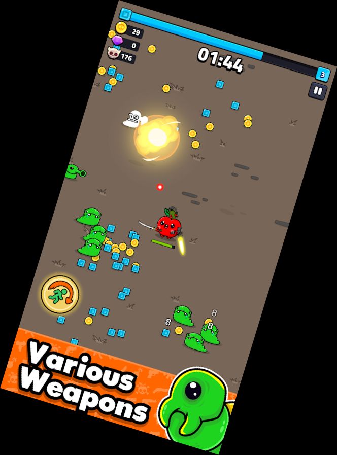 Apfelkampf: Überleb