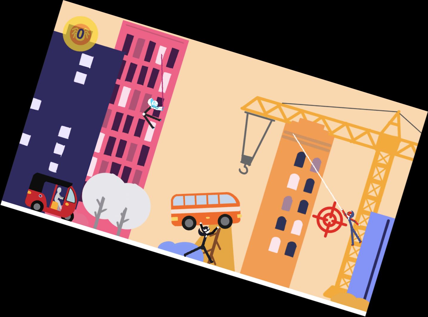 Павук Стікмен Роп Герой