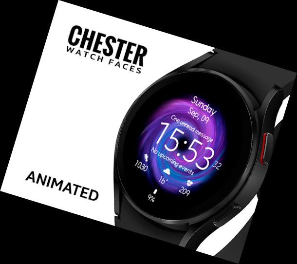 Chester-Galaxy-Stern-Uhr-Gesicht