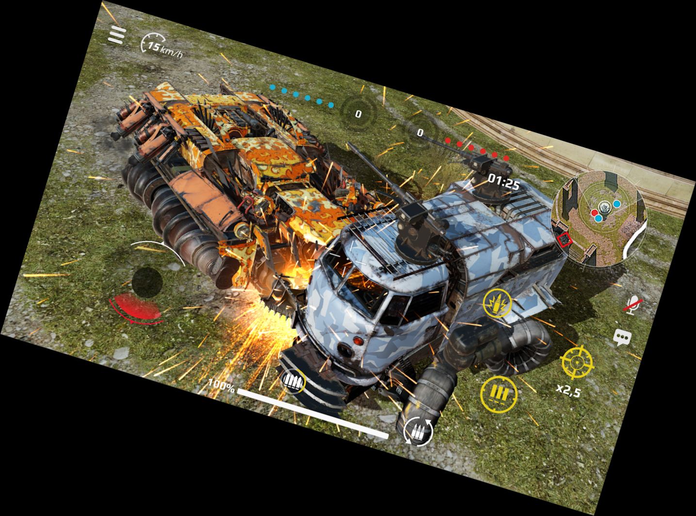 Crossout: Disparos sobre ruedas