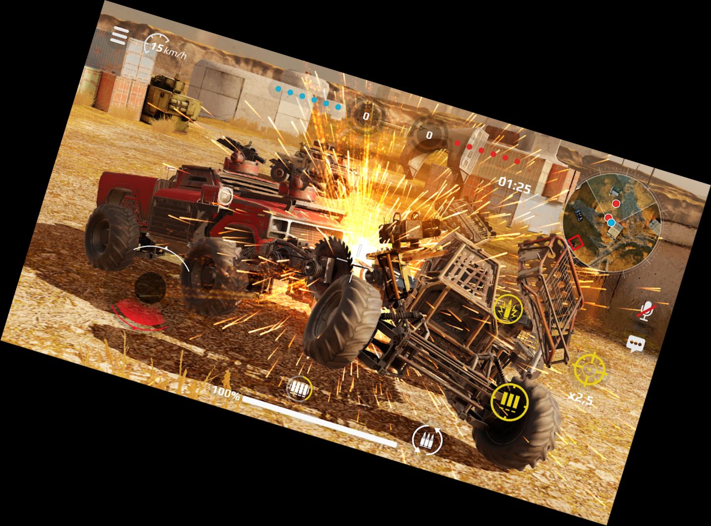 Crossout: Disparos sobre ruedas