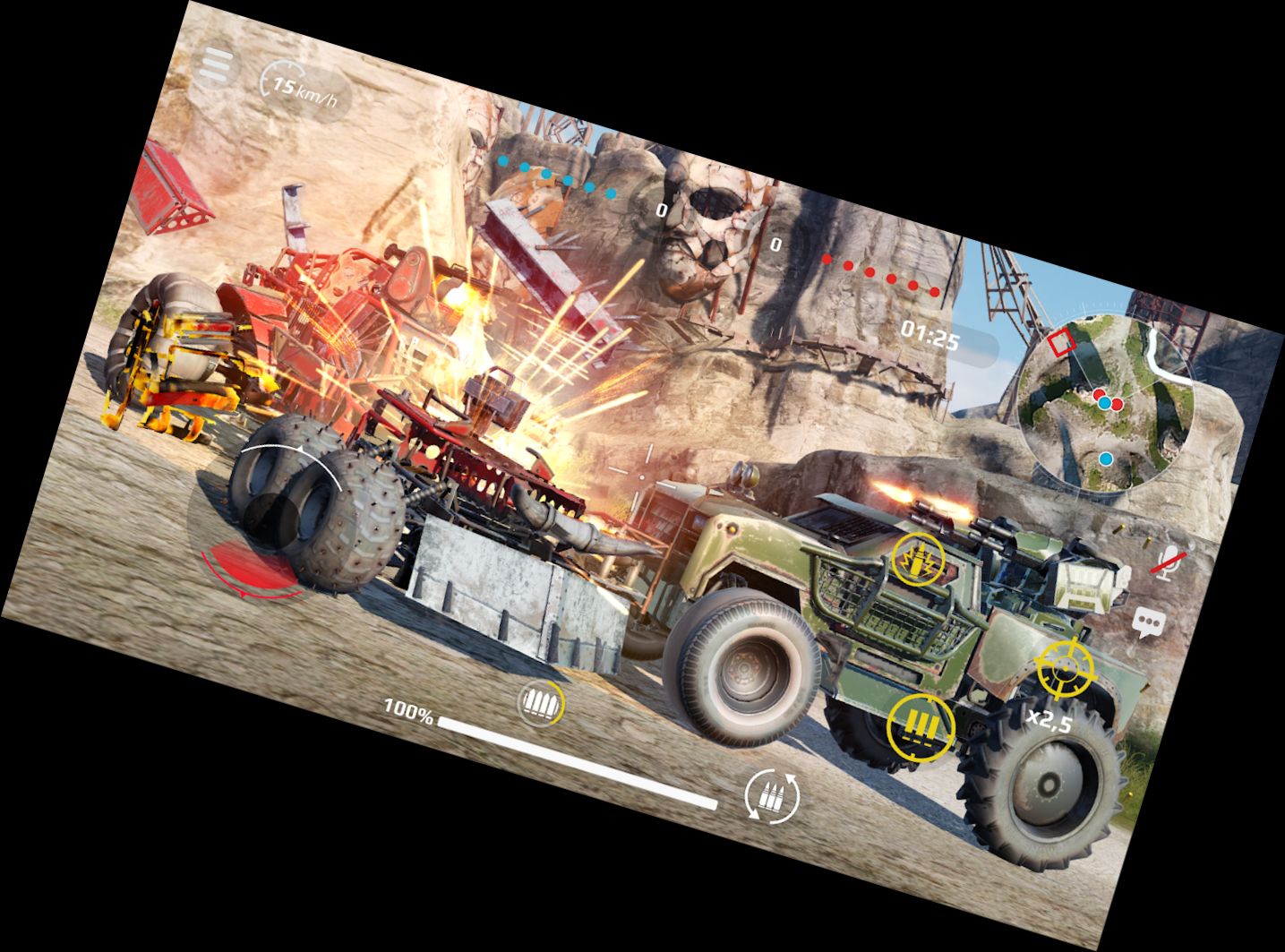 Crossout: Disparos sobre ruedas