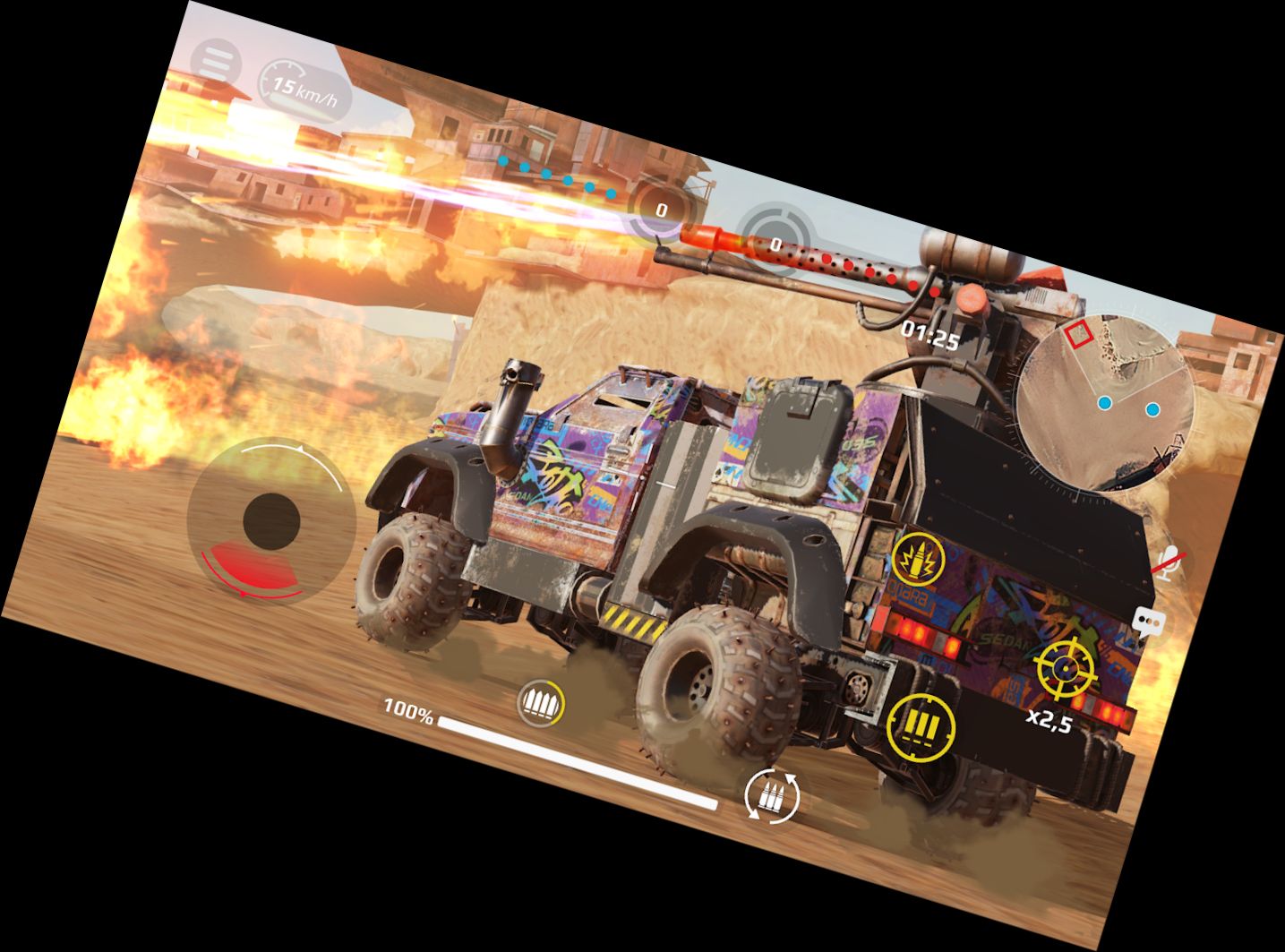 Crossout: Disparos sobre ruedas