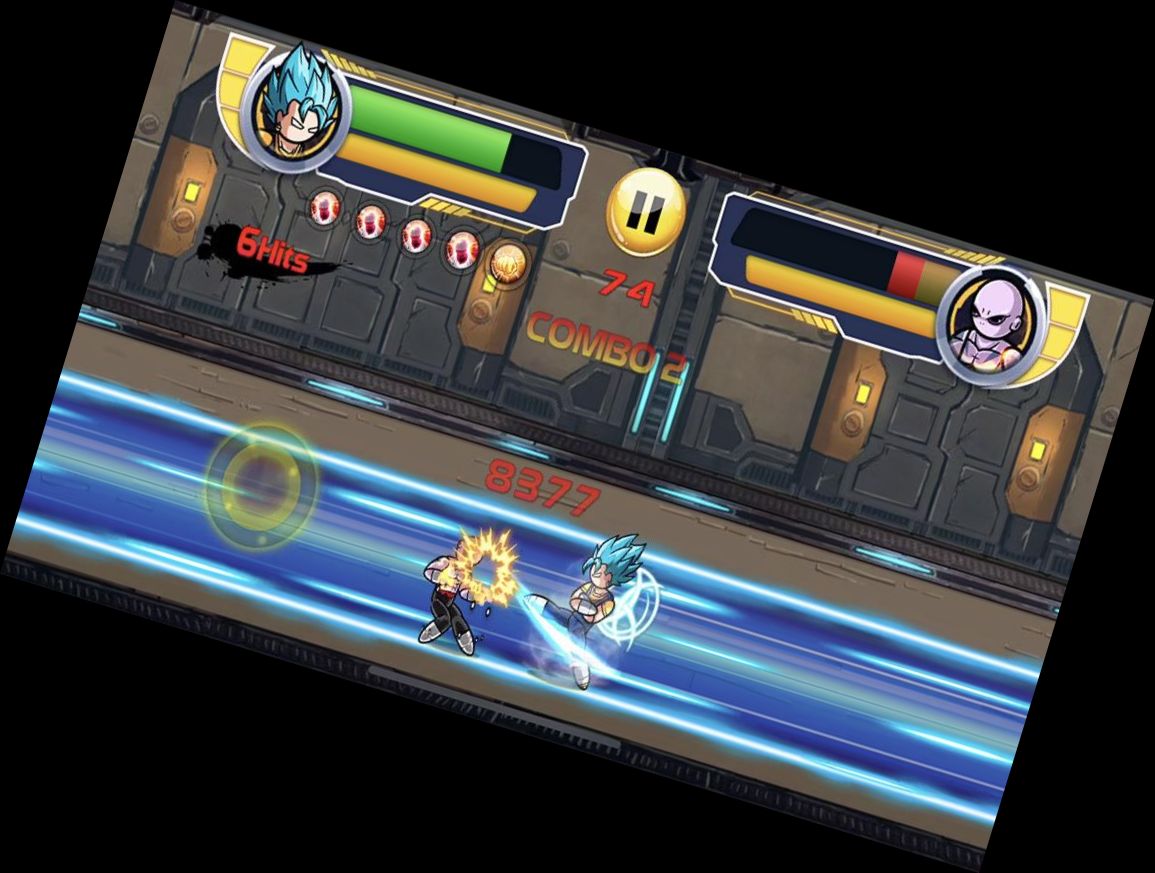 Stickman-Krieger Drachenkampf