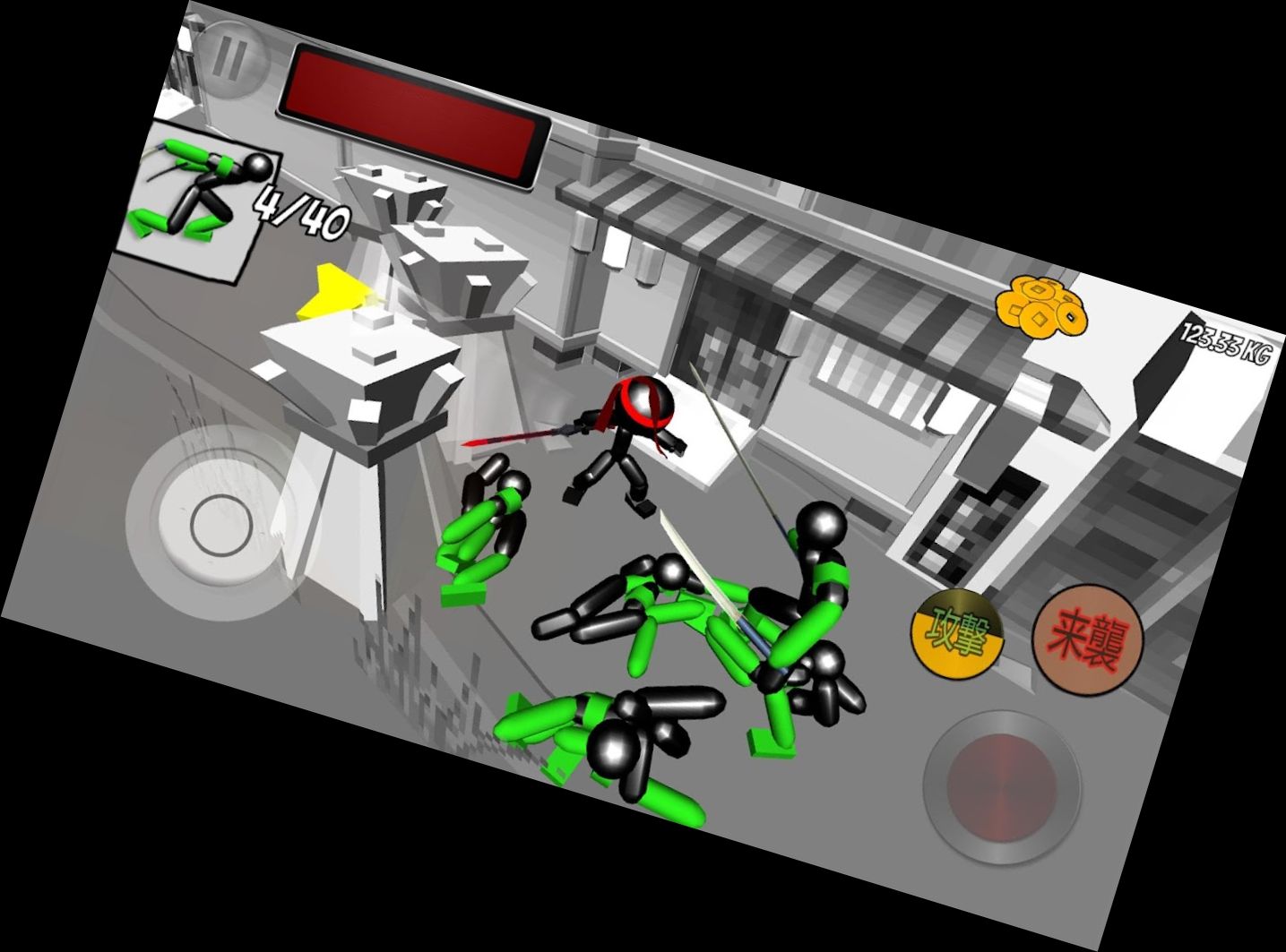 Ніндзя-бійця Stickman