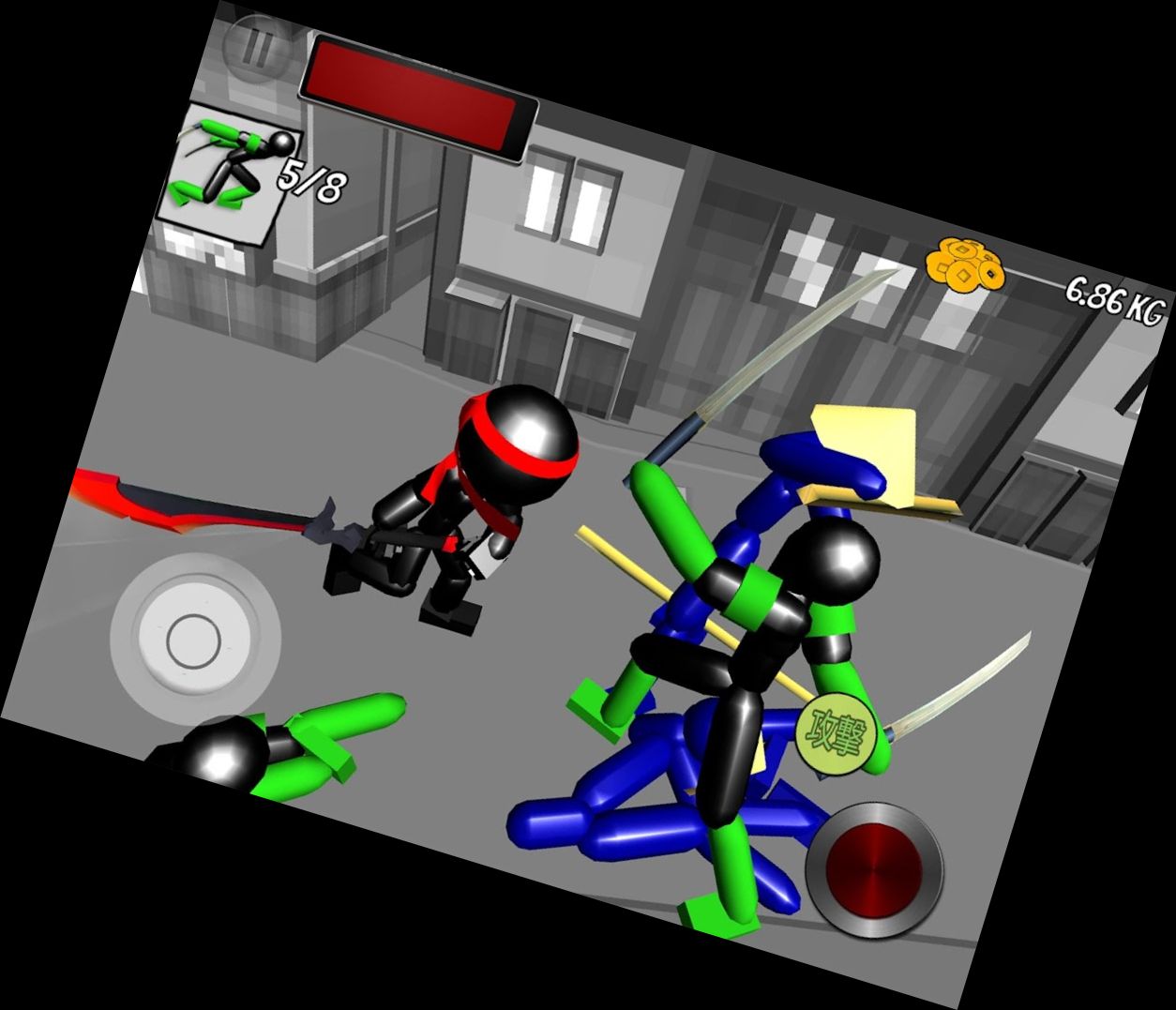 Ніндзя-бійця Stickman