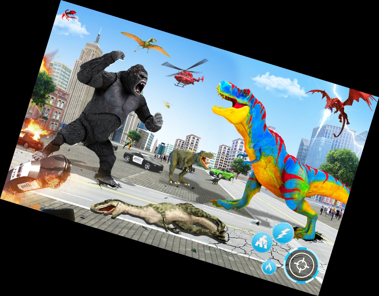 Дино против Робота Гориллы: Бит