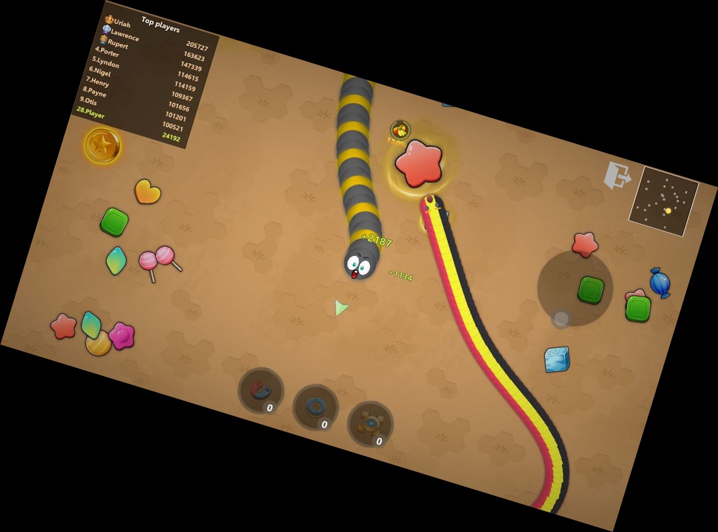 Serpiente Astuta: Juego Gus