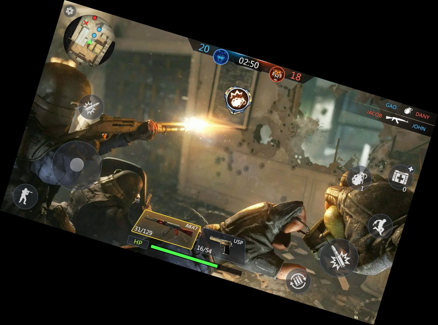 FPS Онлайн Удар: Мультиплеєрний P