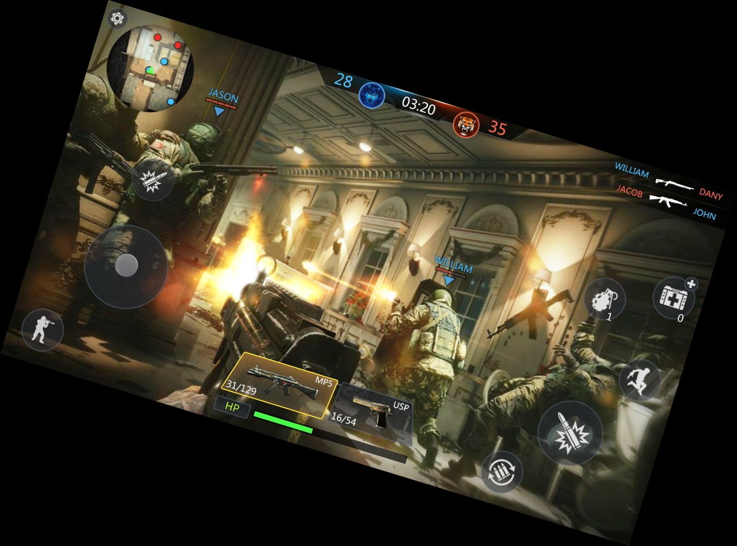 FPS Онлайн Удар: Мультиплеєрний P