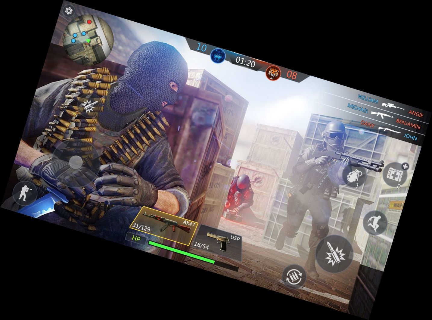 FPS Онлайн Удар: Мультиплеєрний P