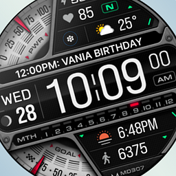 MD307 Digital watch face