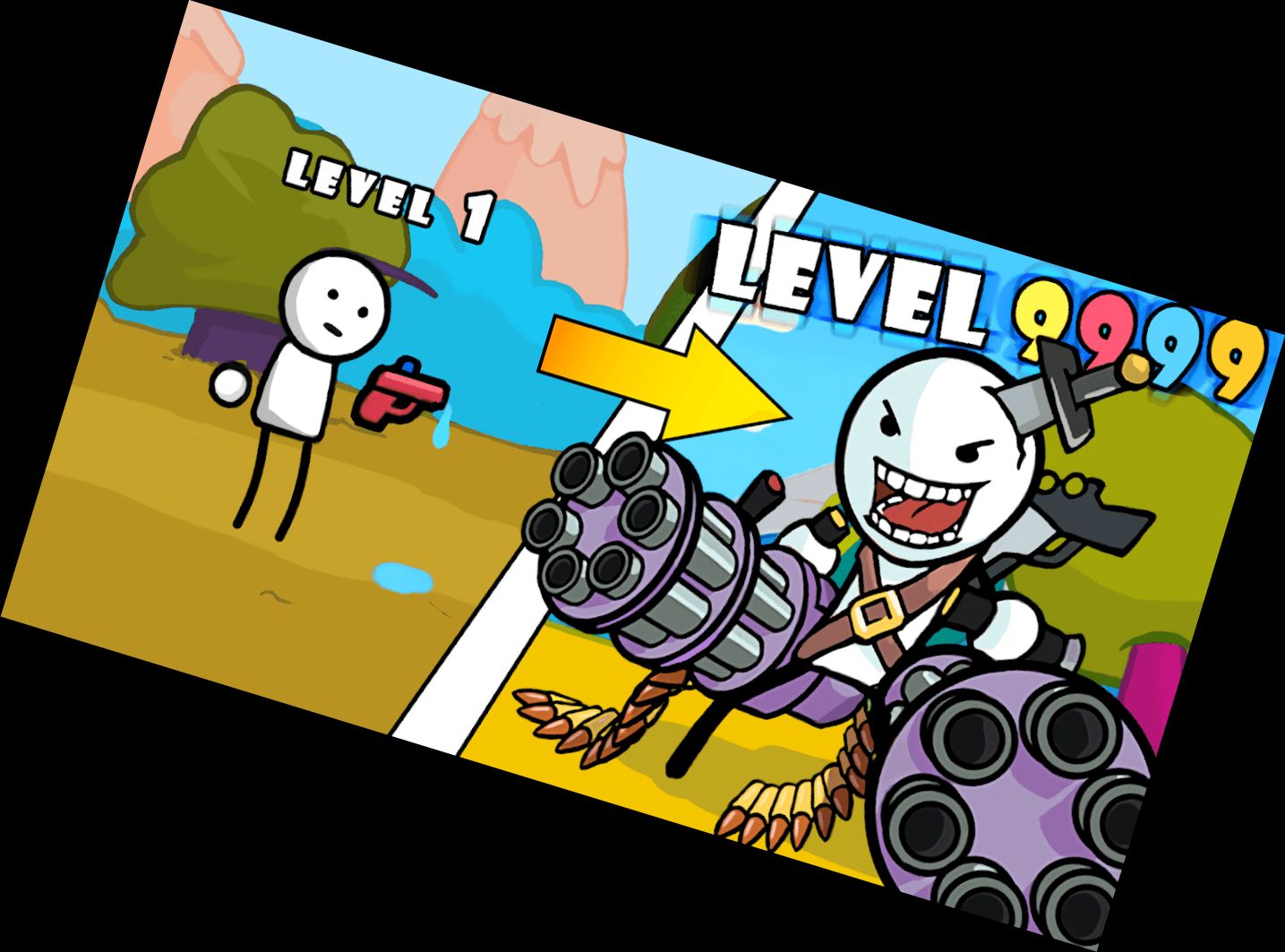 Ein Gewehr Stickman 2 Offline RPG