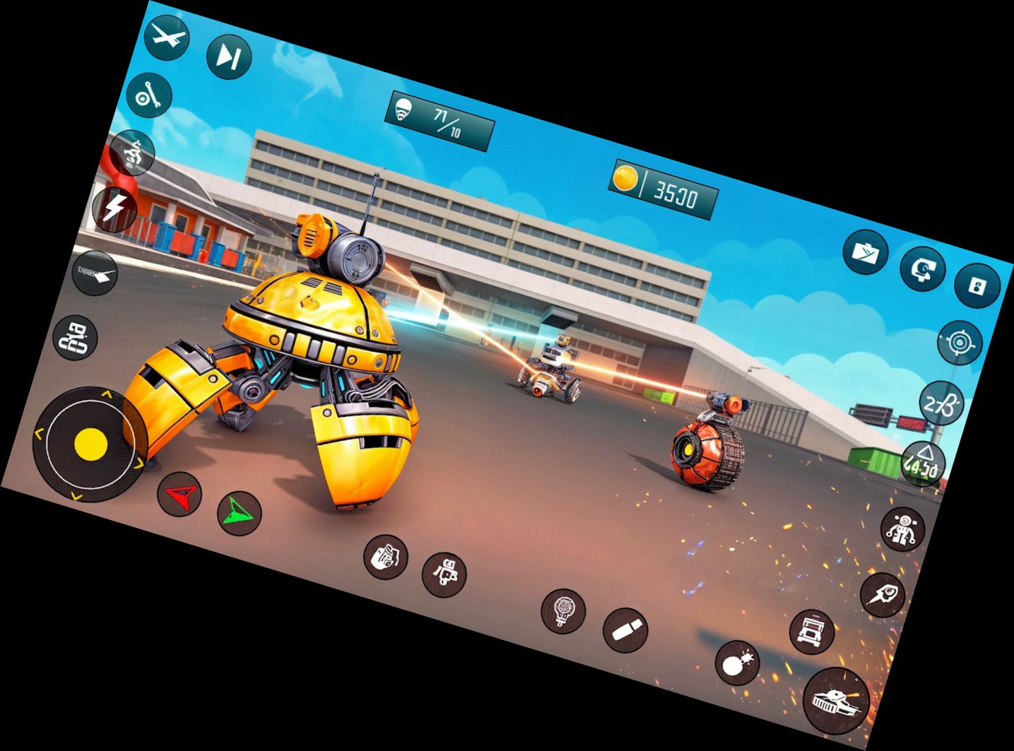 Игры по стрельбе роботом полиции США