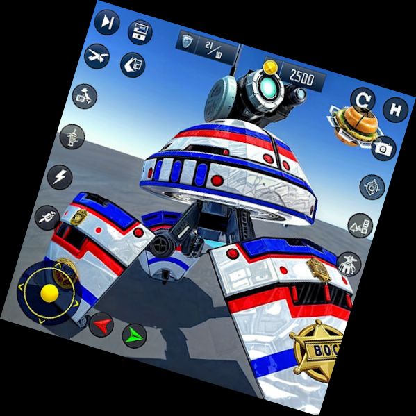 Игры по стрельбе роботом полиции США